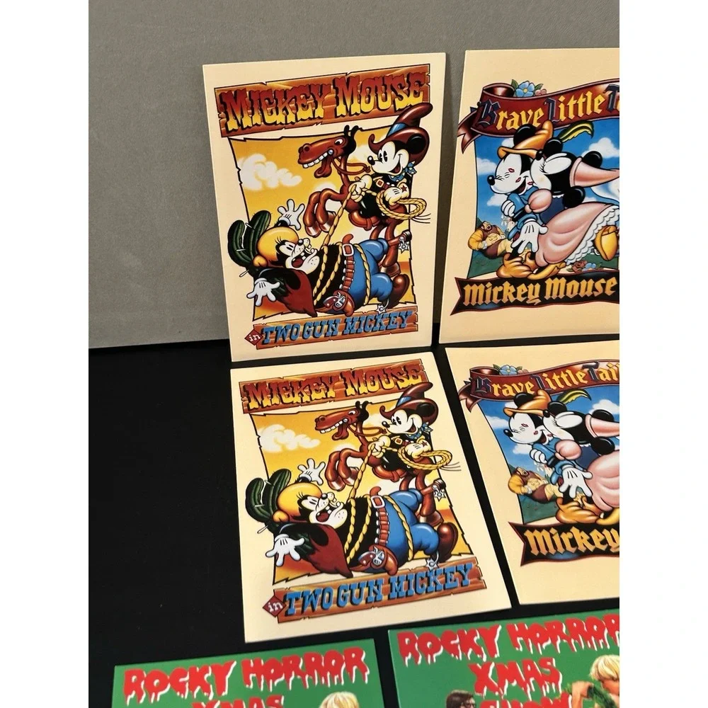 Mickey Mouse/rocky Horror Xmas Show Blank Note Cards Lot‎